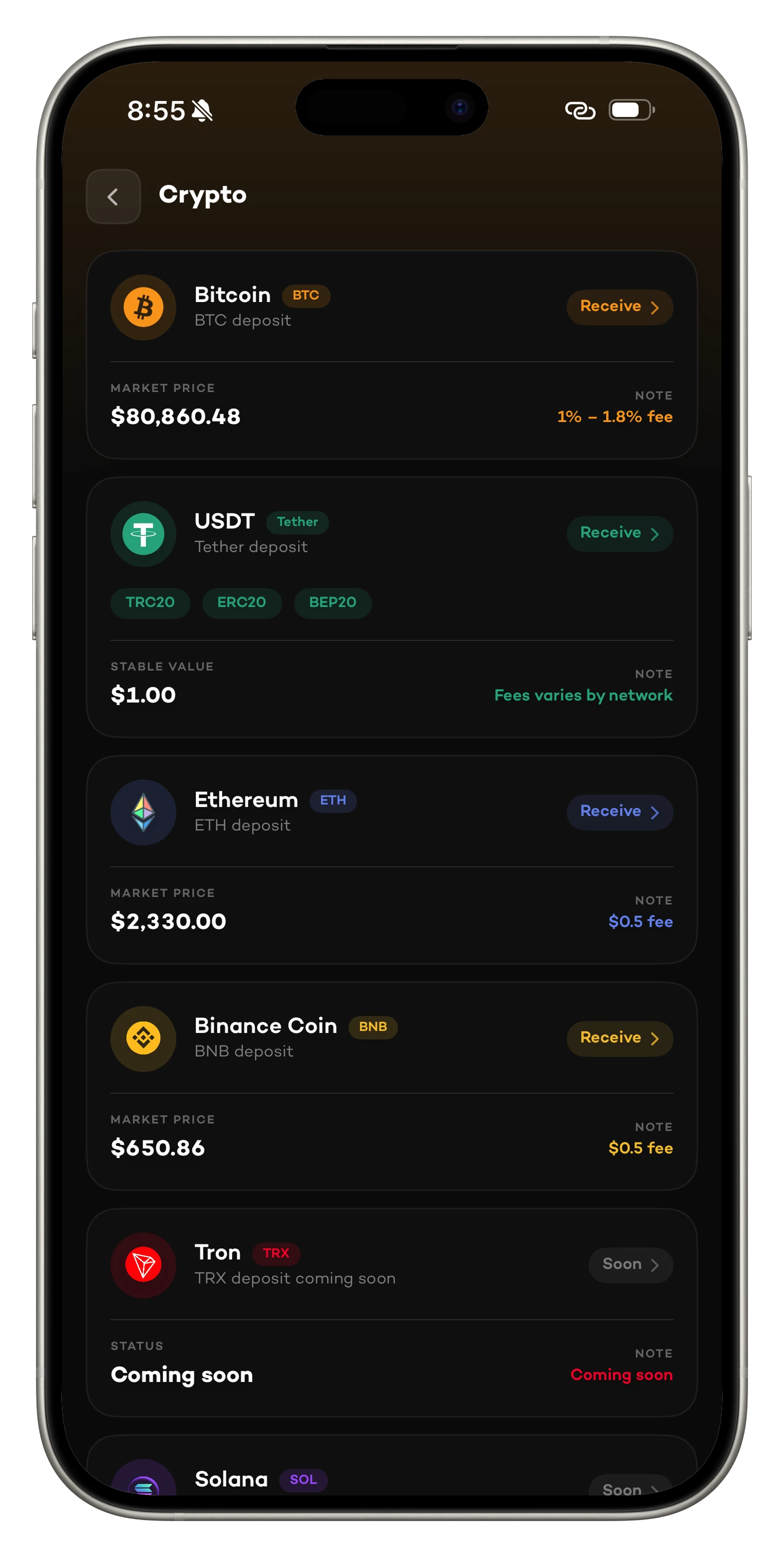 Crypto Wallet Preview